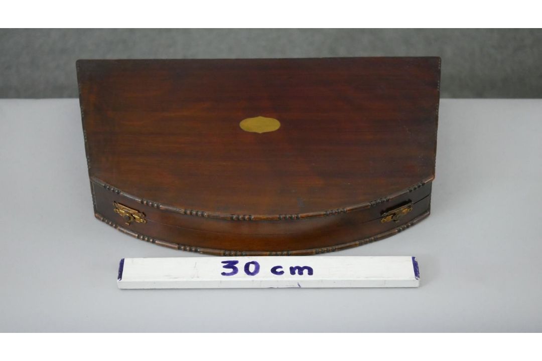 A early 20th century mahogany velvet lined cased part six person canteen of cutlery by various - Image 7 of 7
