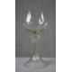 A collection of glass. Including a green and purple art glass hours design goblet, a colourful swirl - Image 4 of 5