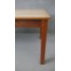 A Retrouvius refectory dining table with reclaimed poplar planked top raised on square tapering - Image 5 of 5