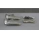 Two pairs of vintage chrome car bumper formers. H.30 W.11 D.8cm - Image 1 of 4