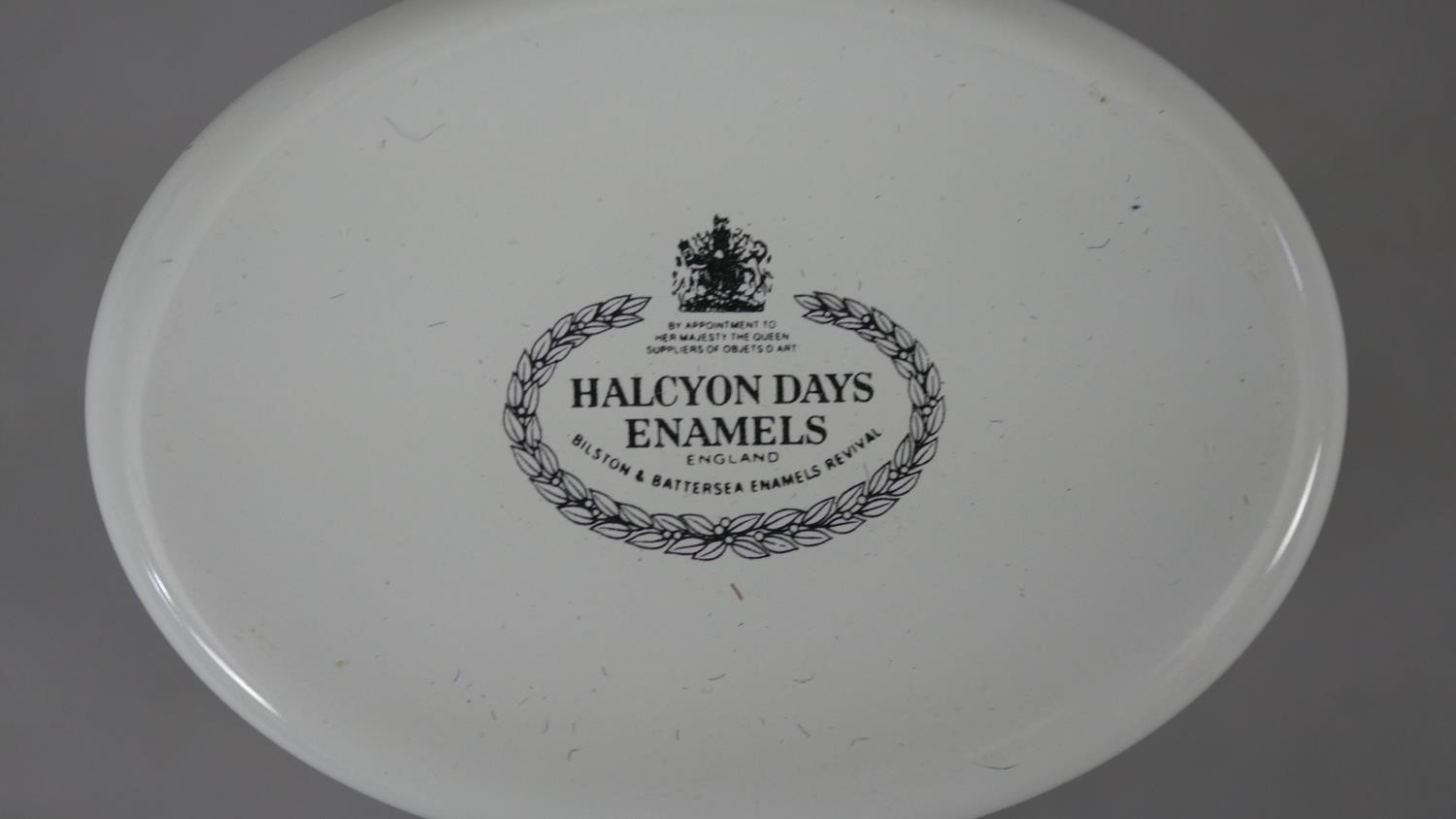 A collection of Halcyon Days enamels and an enamel trinket box. Including a Halcyon Days Verdi - Image 13 of 16