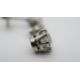 A pair of antique white metal (tested platinum) old cut diamond articulated drop earrings. Each - Image 4 of 5