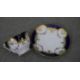 A Crown Staffordshire fine china royal blue and gold twelve person hand painted part tea set. - Image 2 of 6