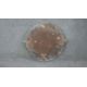A C.1900 copper and brass hammered wall mirror with bevelled plate. H.37 W.42cm - Image 6 of 6