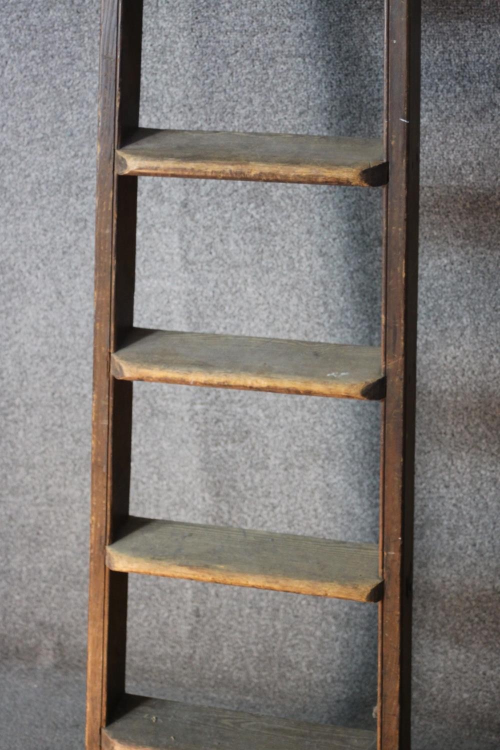 A vintage Diamond brand ladder. H.225 W.40cm. - Image 2 of 5