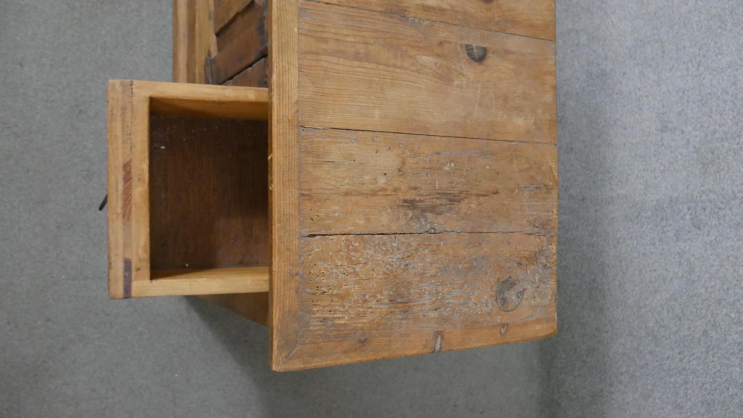 Side cabinet, Chinese pine. H.69 W.92 D.41cm - Image 6 of 7