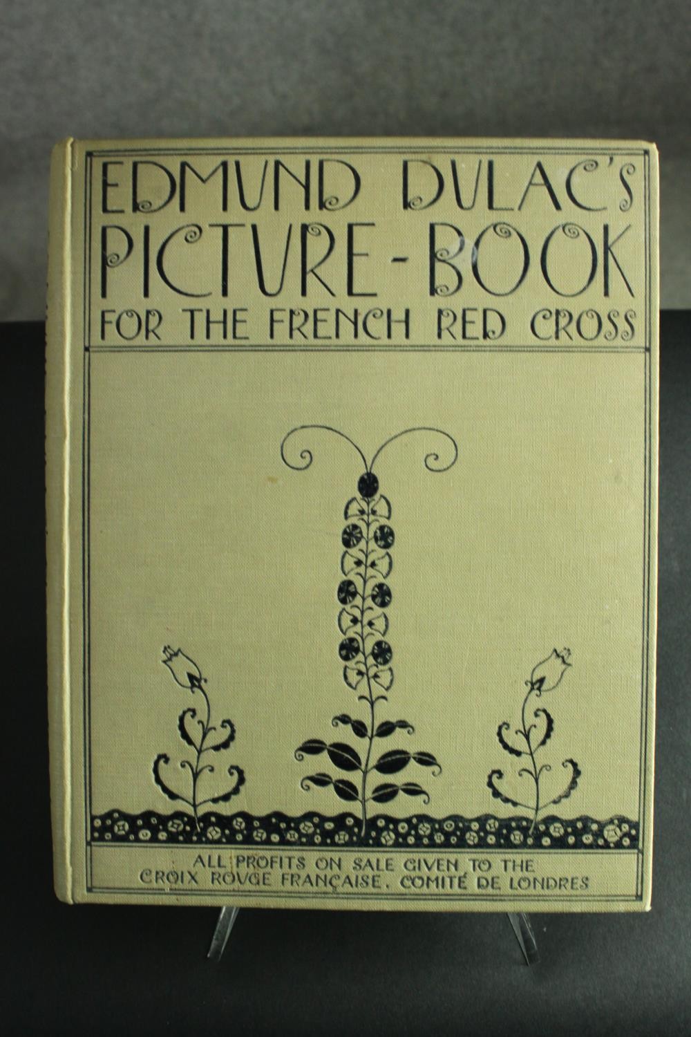 A early 20th century Edmund Dulac hard back picture book for the French Red Cross. Coloured plates