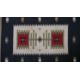 A hand woven Turkish Kelim with geometric serrated pendants on a biscuit ground. L.184 W.117cm - Image 3 of 6