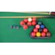 A Riley folding snooker table and accessories. H.83 W.190 D.87cm (Baize worn and legs in need of - Image 6 of 12