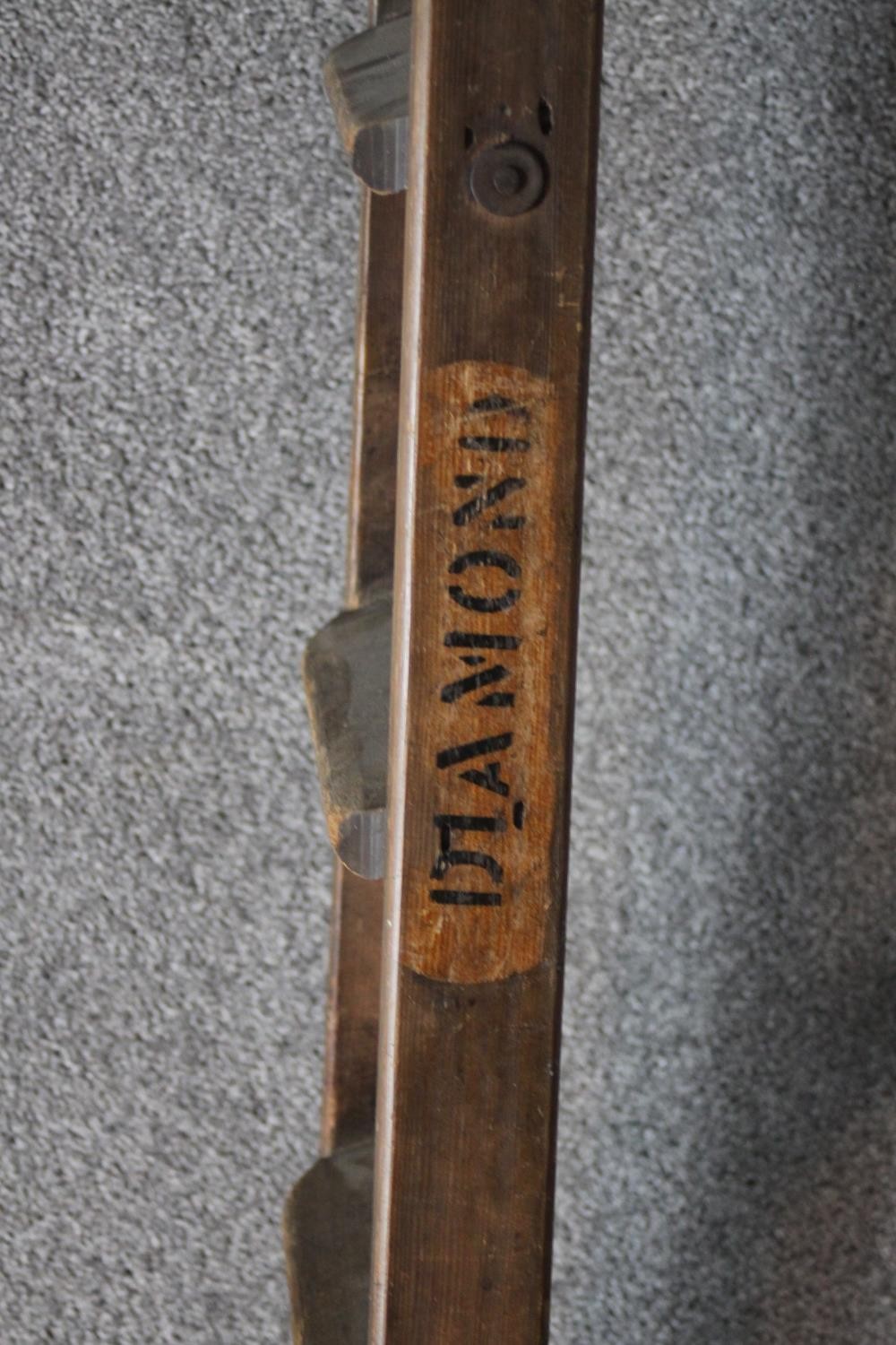 A vintage Diamond brand ladder. H.225 W.40cm. - Image 5 of 5