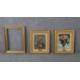 Two framed and glazed varnished prints of oil still life's. One by Renoir and one by Van Gogh and - Image 1 of 12