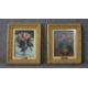 Two framed and glazed varnished prints of oil still life's. One by Renoir and one by Van Gogh and - Image 3 of 12