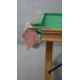 A Riley folding snooker table and accessories. H.83 W.190 D.87cm (Baize worn and legs in need of - Image 11 of 12