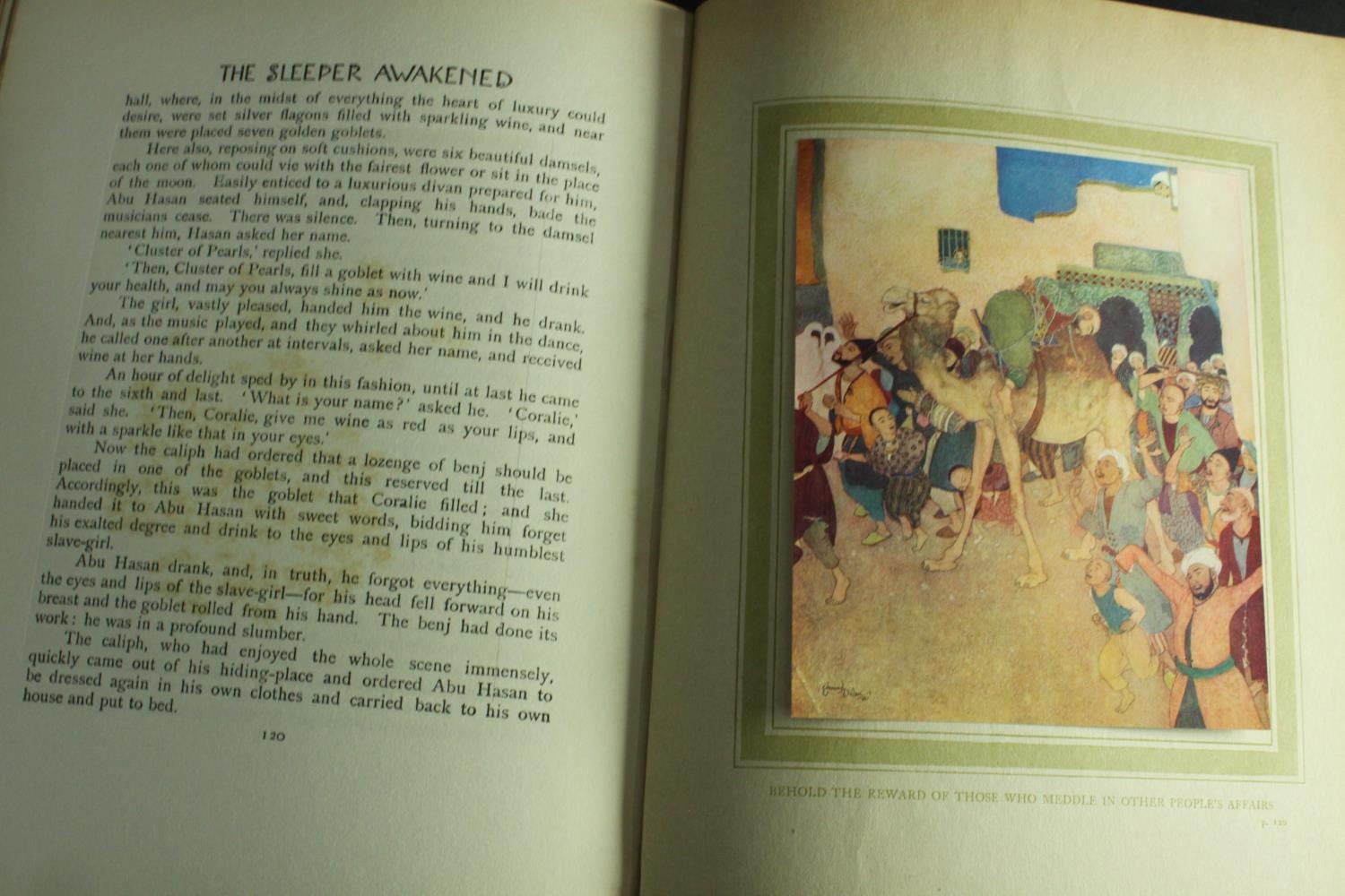 A early 20th century Edmund Dulac hard back picture book for the French Red Cross. Coloured plates - Image 4 of 5