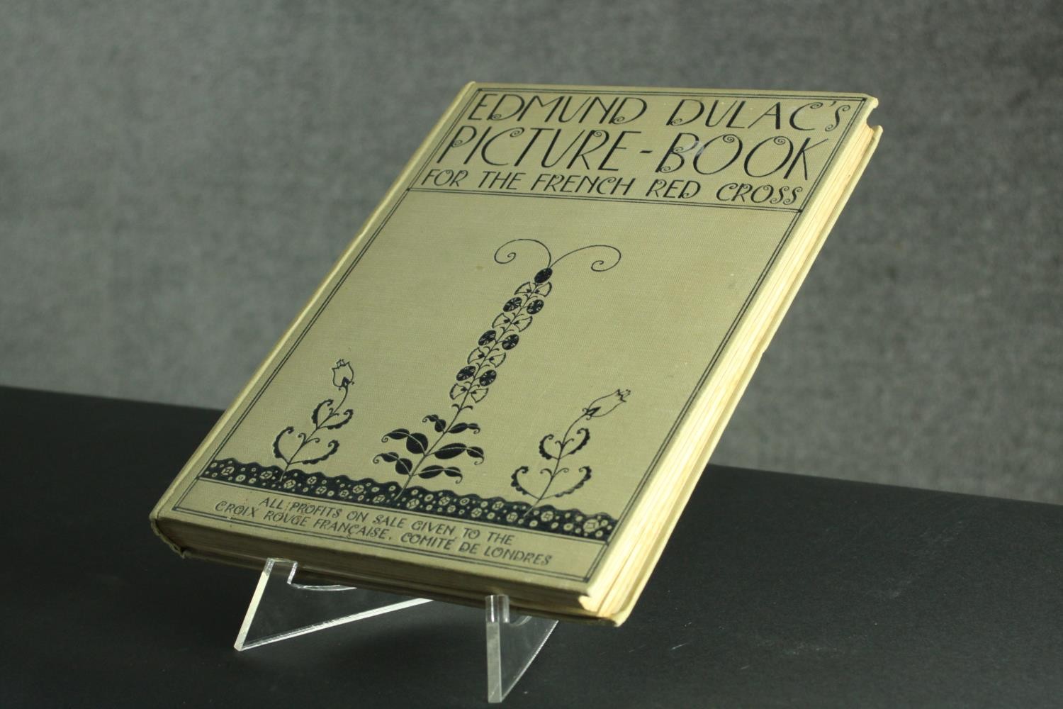 A early 20th century Edmund Dulac hard back picture book for the French Red Cross. Coloured plates - Image 2 of 5