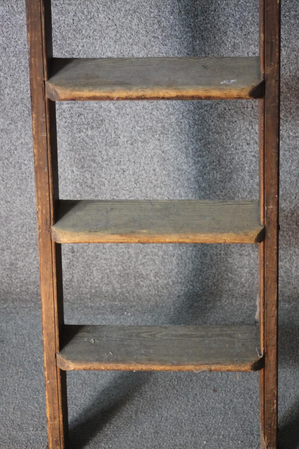 A vintage Diamond brand ladder. H.225 W.40cm. - Image 3 of 5