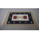 A hand woven Turkish Kelim with geometric serrated pendants on a biscuit ground. L.184 W.117cm - Image 1 of 6