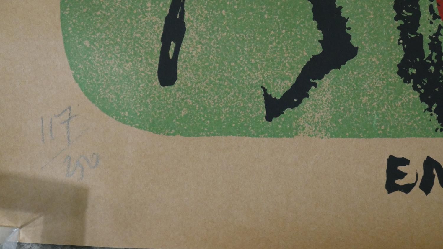 Felix Topolski (1907 - 1989) A large unframed signed limited edition England poster, showing two - Image 6 of 6