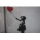 Four Banksy reproduction prints on canvas. H. 63 W.91cm. - Image 3 of 5