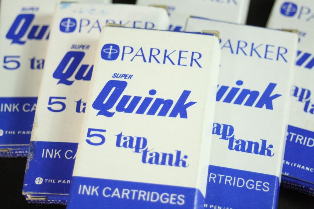 A collection of fountain pen nibs and cartridges, including Parker, R. Esterbrook, Platignum and - Image 4 of 5