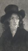 Jules Boilly (b.1796 - 1874), a framed and glazed 18th century engraving 'Portrait de Swebach',
