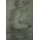 Ricardo Cinalli (b.1948), a framed and glazed pencil drawing, Renaissance style nude study, signed - Image 1 of 4