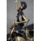 A West African hand made bronze sculpture from Burkina Faso of a camel and rider. Blackened to - Image 5 of 6