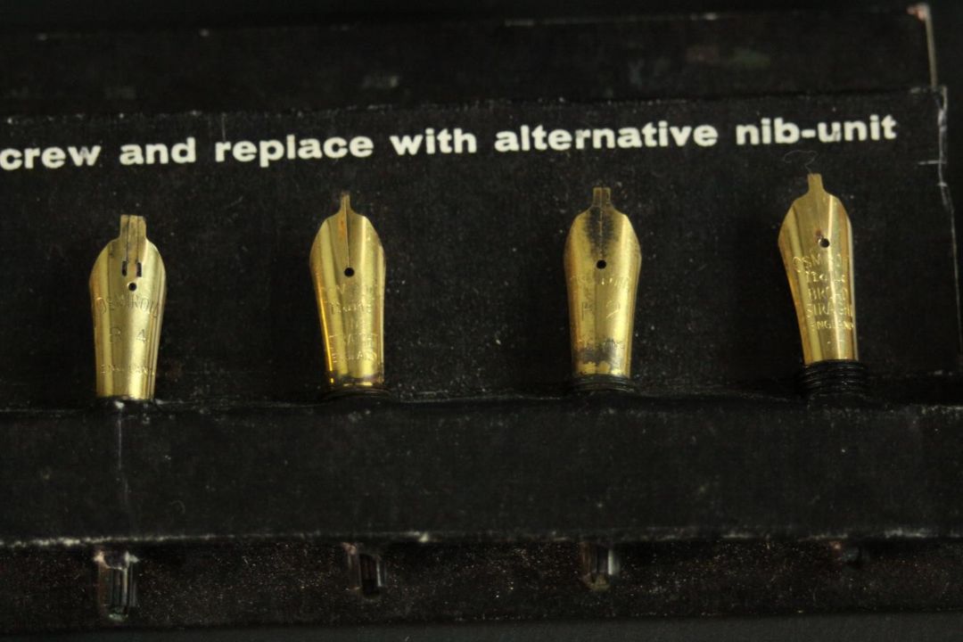A collection of fountain pen nibs and cartridges, including Parker, R. Esterbrook, Platignum and - Image 3 of 5
