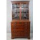 A Chippendale style mahogany secretaire bookcase, with a blind fret cornice over a pair of - Image 2 of 24