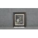 A framed and glazed 18th century hand coloured engraving of a female in smart dress. Published - Image 5 of 5