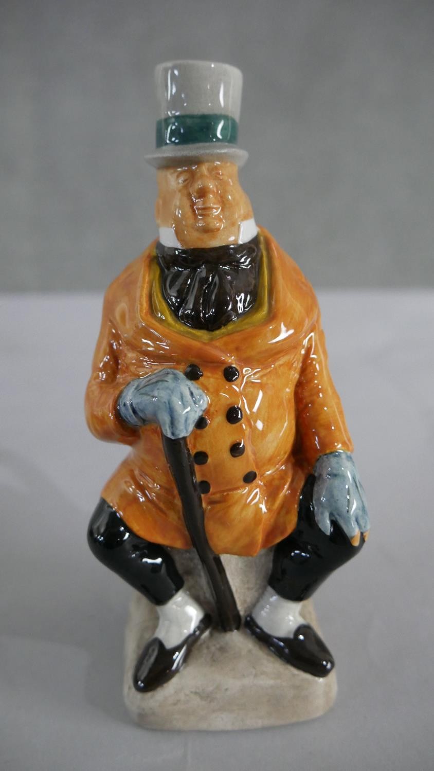 A collection of fifteen hand painted ceramic Toby jugs, various characters and makers. H.16 W.6cm ( - Image 6 of 7