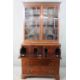 A Chippendale style mahogany secretaire bookcase, with a blind fret cornice over a pair of - Image 4 of 24