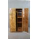 An Art Deco figured walnut compactum wardrobe, with two quarter veneered doors, the fitted - Image 2 of 13