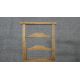 A set of six 19th century rustic pine kitchen chairs, with ladder back, over an elm seat, the legs - Image 3 of 6