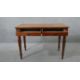 A Victorian mahogany two drawer side table, of rectangular form, on turned legs. H.75 W.107 D.53cm - Image 4 of 6