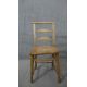 A set of six 19th century rustic pine kitchen chairs, with ladder back, over an elm seat, the legs - Image 2 of 6