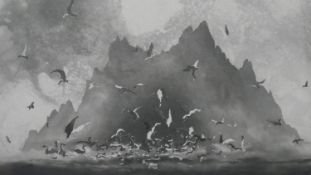 Norman Ackroyd, British, etching with aquataint, 'Study of Sunlight, Co Kerry, 1938, signed,