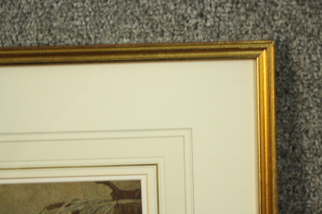 W. R. Petty (British), an artist and his patron, watercolour, signed lower left. H.57 W.46cm. - Image 4 of 6