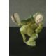 Aisa Amittu, Inuit, 1951, a carved green soapstone and granite drum dancer sculpture, with bone - Image 1 of 9