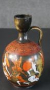 A Copeland / Spode hand painted facsimile of a Greek vase, representing The Battle Between the