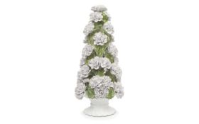 A SCHNEEBALLEN STYLE PORCELAIN CARNATION CENTREPIECE