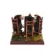 A TAXIDERMY ANTHROPOMORPHIC GROUP OF MOLES PLAYING CARDS - Image 2 of 2