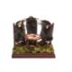 A TAXIDERMY ANTHROPOMORPHIC GROUP OF MOLES PLAYING CARDS - Image 1 of 2