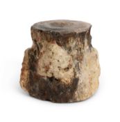 A FOSSILISED PREHISTORIC WHALE VERTEBRA, THREE MILLION YEARS OLD