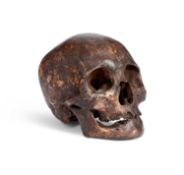 AN OLD GENUINE HUMAN SKULL