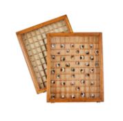 A COLLECTION OF VICTORIAN ADULT AND CHILDREN'S GLASS EYES