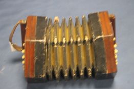 A LATE 19TH CENTURY SQUEEZE BOX