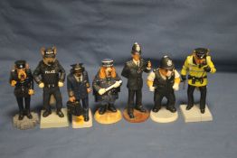 SIX ROBERT HARROP DOGGIE PEOPLE OF POLICE WITH AN ODD CONSTABLE