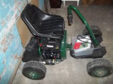 A POWERED 4 WHEEL GOLF TROLLEY CART MADE BY POWA KADDY