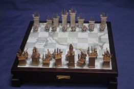A CASED CHESS SET |THE SPANISH ARMADA|